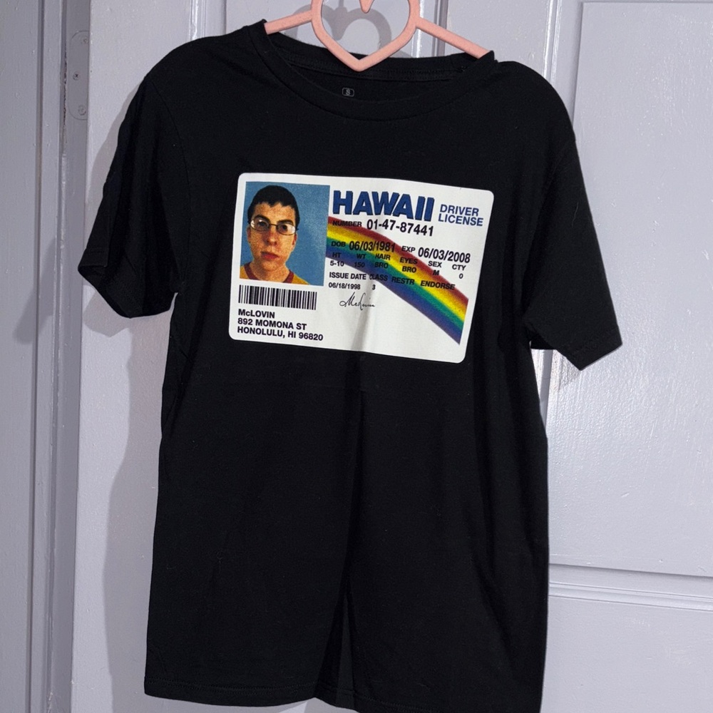 Superbad Mclovin Black Graphic T-Shirt